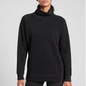 Athleta Cozy Karma Side Zip Funnel Neck Size Small